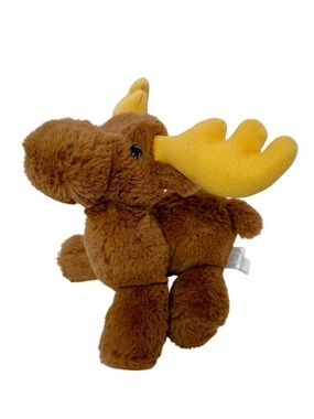 Manhattan Toy Co. Brown Moose Reindeer Plush Stuffed Animal Toy